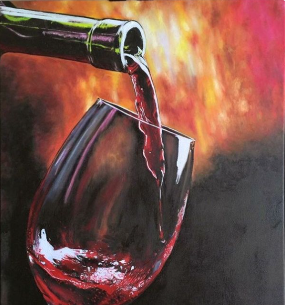 Paint and Wine Event Saturday 30th March 2024 