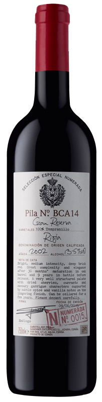 Selección Especial Numerada 15 Gran Reserva