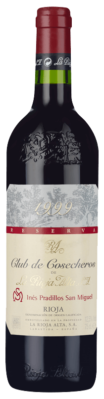 La Rioja Alta Club de Cosecheros Reserva 1999 | La Rioja Alta Club de  Cosecheros Reserva | Averys of Bristol