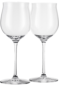 Dartington Signature White Glass Pair (No TL Signature)