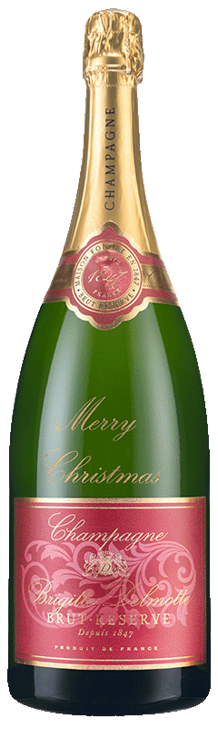 Merry Christmas Champagne Brigitte Delmotte Réserve (magnum) NV