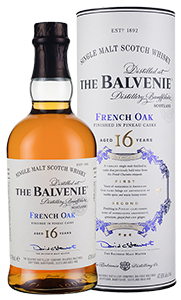 The Balvenie 16YO French Oak Pineau Cask Finish, Single Malt Scotch Whisky 70cl